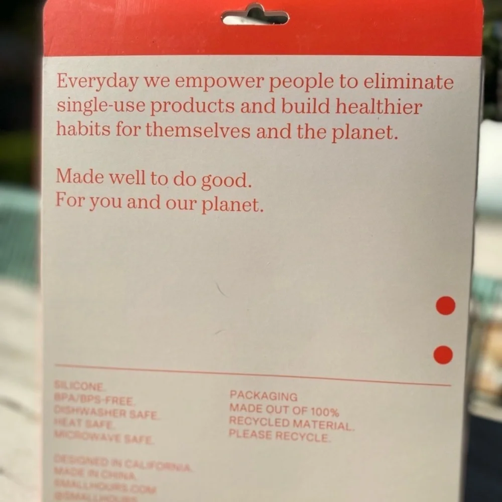 NWT Small:Hours Silicone Food Covers‎